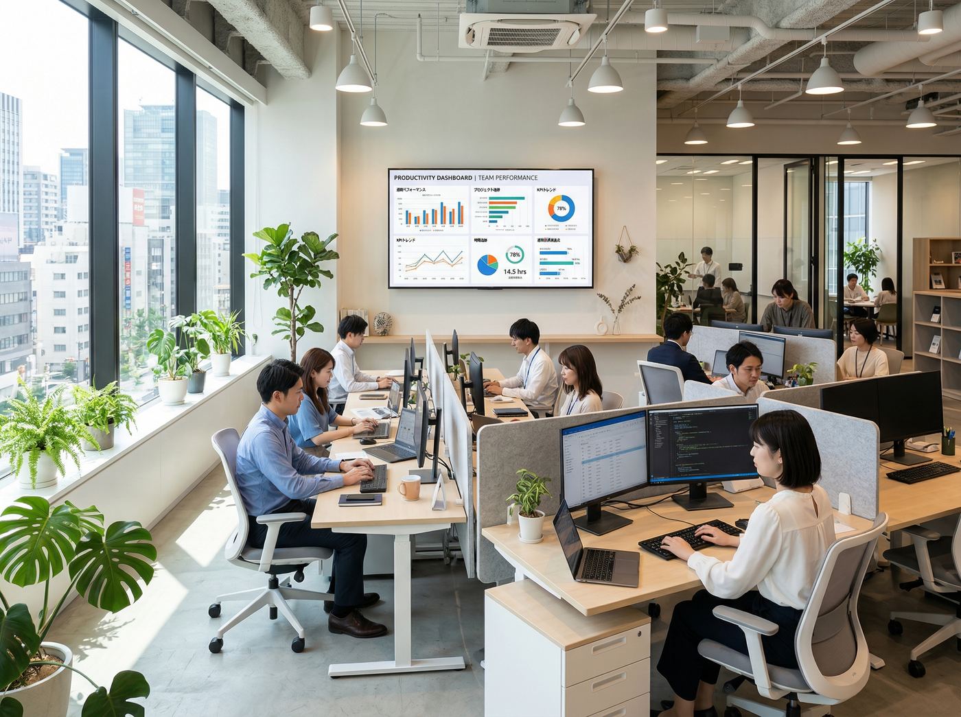 業務稼働の可視化